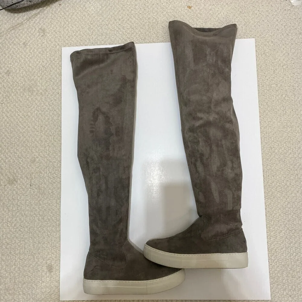 J Slides Petra Over The Knee Sneaker Boots Size 8
